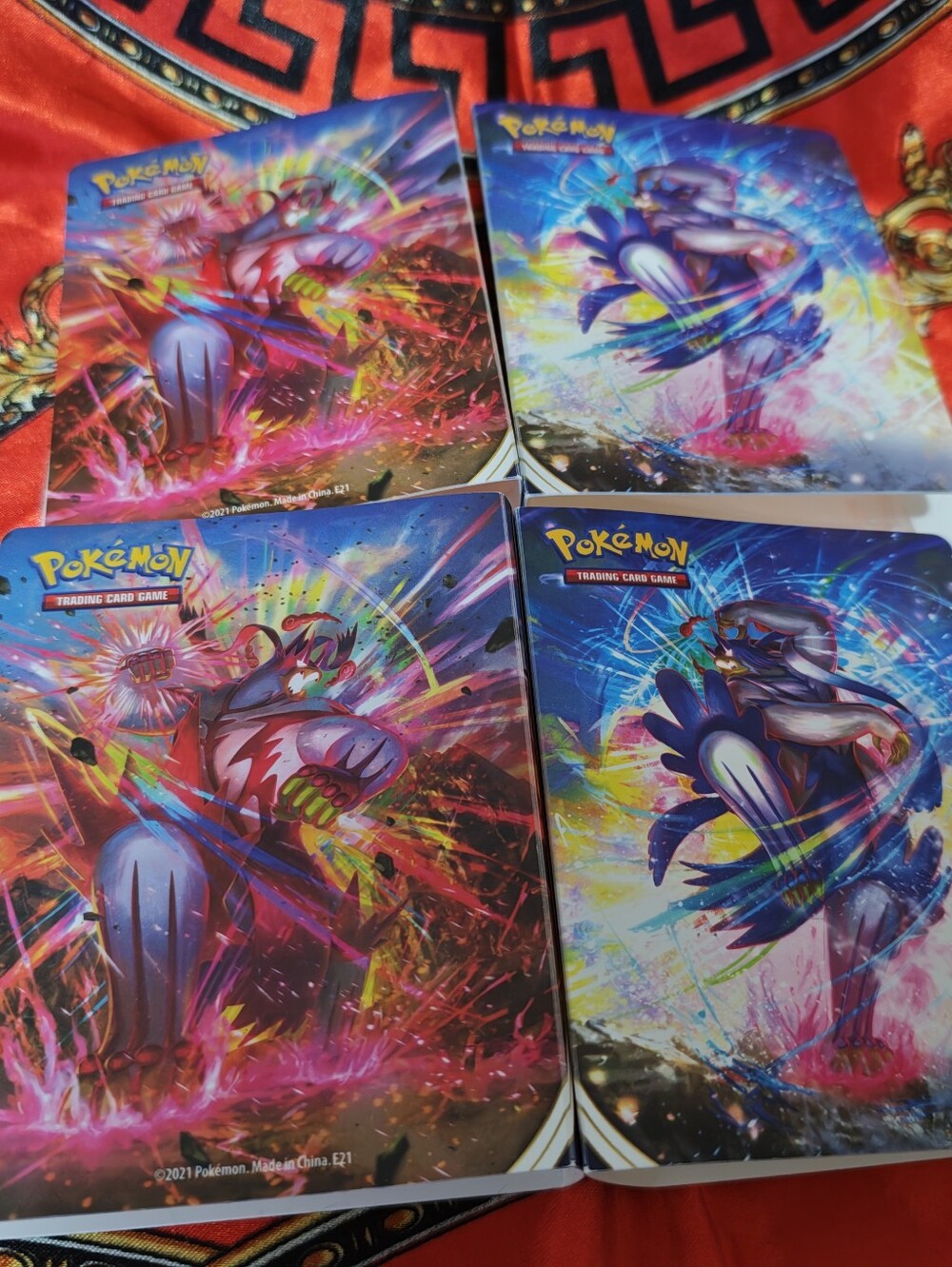 4 Pokemon Mini Binders And 3 Empty Pokemon Tins